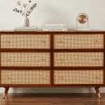 Sambhav Cane 6-Drawer Chest of Drawers