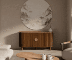 Saar Teak Wood Chest Of Drawers In Espresso Teak Finish - Image 2