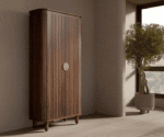 Sydney 2 Door Wardrobe in Beige High Gloss Finish - Image 3