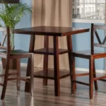 2 Seater Solid Wood Dining Set