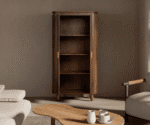 Sydney 2 Door Wardrobe in Beige High Gloss Finish - Image 5