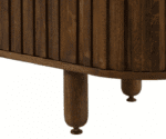 Sydney 2 Door Wardrobe in Beige High Gloss Finish - Image 2