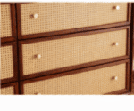 Sambhav Cane 6-Drawer Chest of Drawers - Image 4