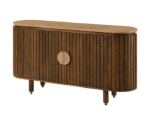 Saar Teak Wood Chest Of Drawers In Espresso Teak Finish - Image 4