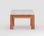 Modern Wooden Coffee Table with Decorative Panel - Image 6