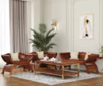 Abha Wooden Arm Chair Set