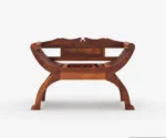 Abha Wooden Arm Chair Set - Image 9