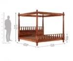 Allure Poster Bed Without Storage - Image 4
