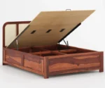 Amara Box Bed in Sheesham - Image 6