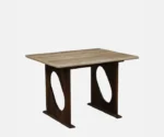 Anglet Sheesham Wood 4 Seater Dining Set In Scratch Resistant Provincial Teak - Image 2
