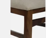 Anglet Sheesham Wood 4 Seater Dining Set In Scratch Resistant Provincial Teak - Image 10
