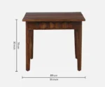 Avilys Sheesham Wood 4 Seater Dining Set In Provincial - Image 8