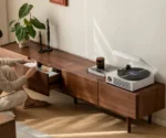 Black Walnut Solid Wood TV Cabinet, Modern and Minimalist - Image 12