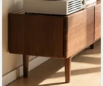 Black Walnut Solid Wood TV Cabinet, Modern and Minimalist - Image 15