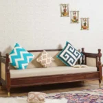 Boston Sheesham Wood Rattan Cane Three Seater sofa