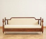 Boston Sheesham Wood Rattan Cane Three Seater sofa - Image 4