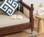 Boston Sheesham Wood Rattan Cane Three Seater sofa - Image 5