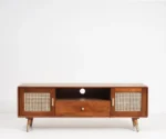 Boston Solid Wood Rattan Cane Tv Cabinet - Image 12