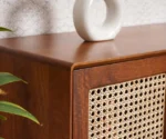 Boston Solid Wood Rattan Cane Tv Cabinet - Image 14