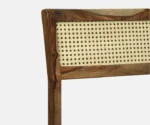Marin Sheesham Wood 4 Seater Dining Set in Scratch Resistant Provincial Teak Finish - Image 3