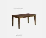 Bree Sheesham Wood 6 Seater Dining Set In Provincial Teak Finish - Image 8