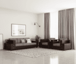 Brian 3+1+1 Wooden Sofa Set