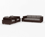 Brian 3+1+1 Wooden Sofa Set - Image 2
