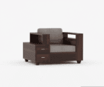 Brian 3+1+1 Wooden Sofa Set - Image 3