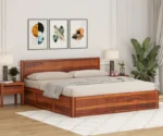 Bricks Bed With Box Storage