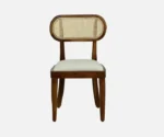 Brookwood Sheesham Wood 6 Seater Dining Set With Chairs In Scratch Resistant Provincial Teak Finish - Image 2