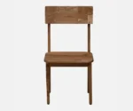 Brovst Acacia Wood 4 Seater Dining Set In Natural Finish - Image 3