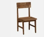 Brovst Acacia Wood 4 Seater Dining Set In Natural Finish - Image 9