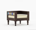 Bunny 3+1+1 Wooden Sofa Set - Image 5