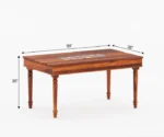 Bunny 6 Seater Dining Table Set - Image 4