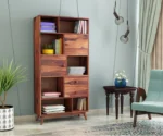 Solid Wooden Busk Bookshelf