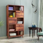 Solid Wooden Busk  Bookshelf