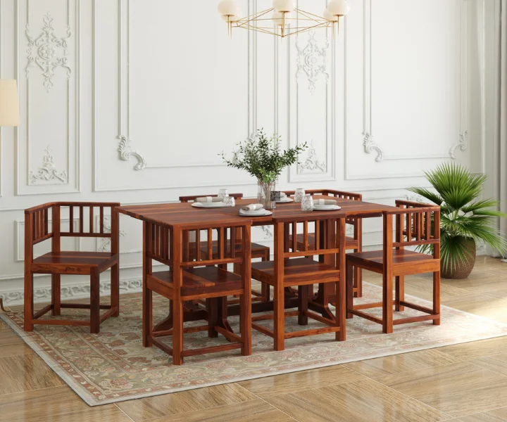 Carson-6-Seater-Dining-Table-Set-2.webp Carson 6 Seater Dining Table Set - Image 1
