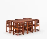 Carson 6 Seater Dining Table Set - Image 4