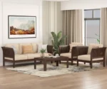 Cristen 3+1+1 Wooden Sofa Set