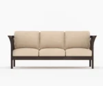 Cristen 3+1+1 Wooden Sofa Set - Image 2