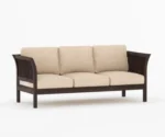 Cristen 3+1+1 Wooden Sofa Set - Image 5