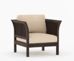 Cristen 3+1+1 Wooden Sofa Set - Image 7