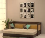 Daybed with Cane Panels and Pull-Out Trundle Bed - Image 2