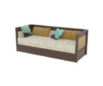 Daybed with Cane Panels and Pull-Out Trundle Bed - Image 3