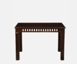 Drusilla Sheesham Wood 4 Seater Dining Set In Scratch Resistant Provincial Teak Finish - Image 4