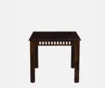 Drusilla Sheesham Wood 4 Seater Dining Set In Scratch Resistant Provincial Teak Finish - Image 5