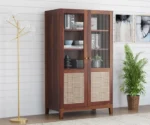Solid Wood Cane Book Shelf