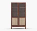 Solid Wood Cane Book Shelf - Image 2