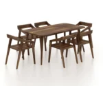 Folmar Cane 6 Seater Dining Set - Image 5