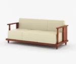 Gabriel 3+2+1+1 Wooden Sofa Set - Image 5